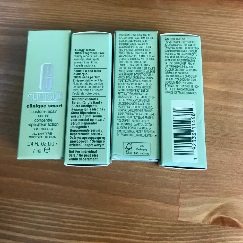 Clinique Smart Custom-Repair Serum (4 tubes)